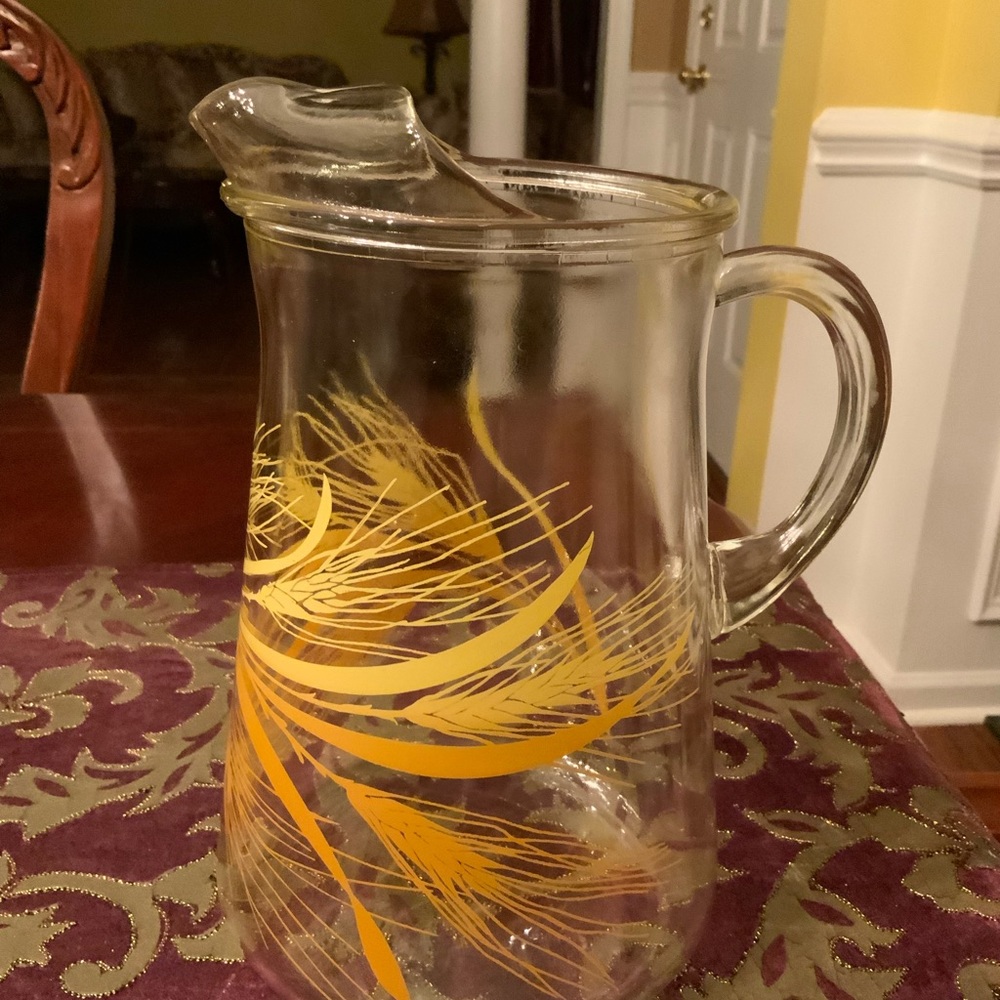 Anchor Hocking Vintage Water Pitcher